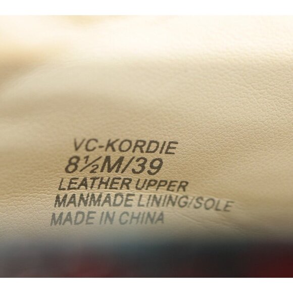 Vince Camuto Womens Kordie D'Orsay Flats Size 8.5 Blue Teal Python Slip On Shoes - Picture 10 of 12